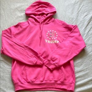 Trump Pink Graphic Hoodie